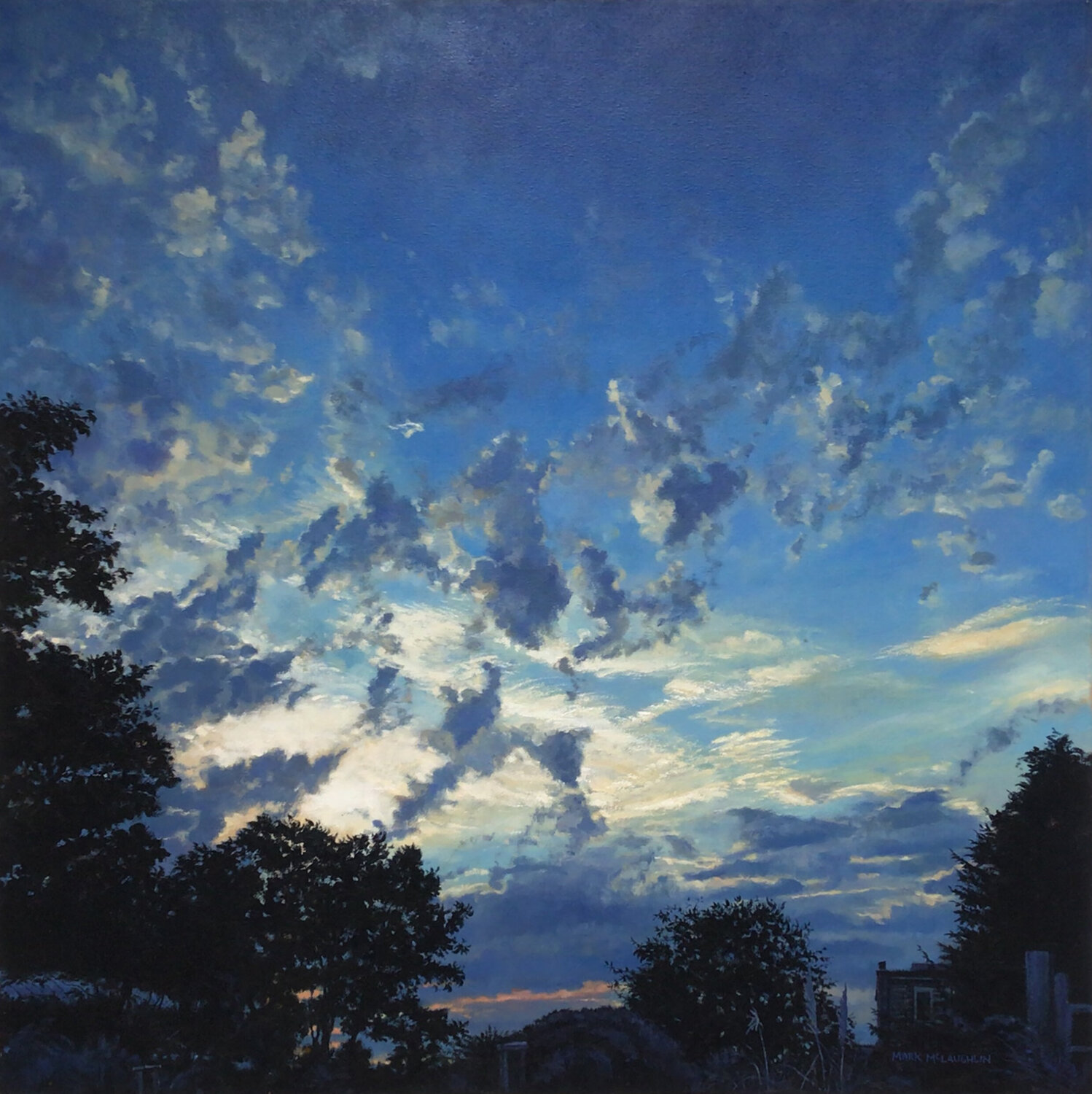 Evening Sky Mark McLaughlin Original painting for sale
