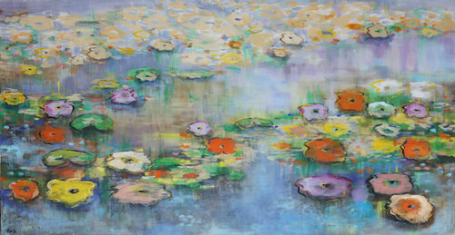 Romantic searoses by Maria Moretti, Painting for Sale on Select