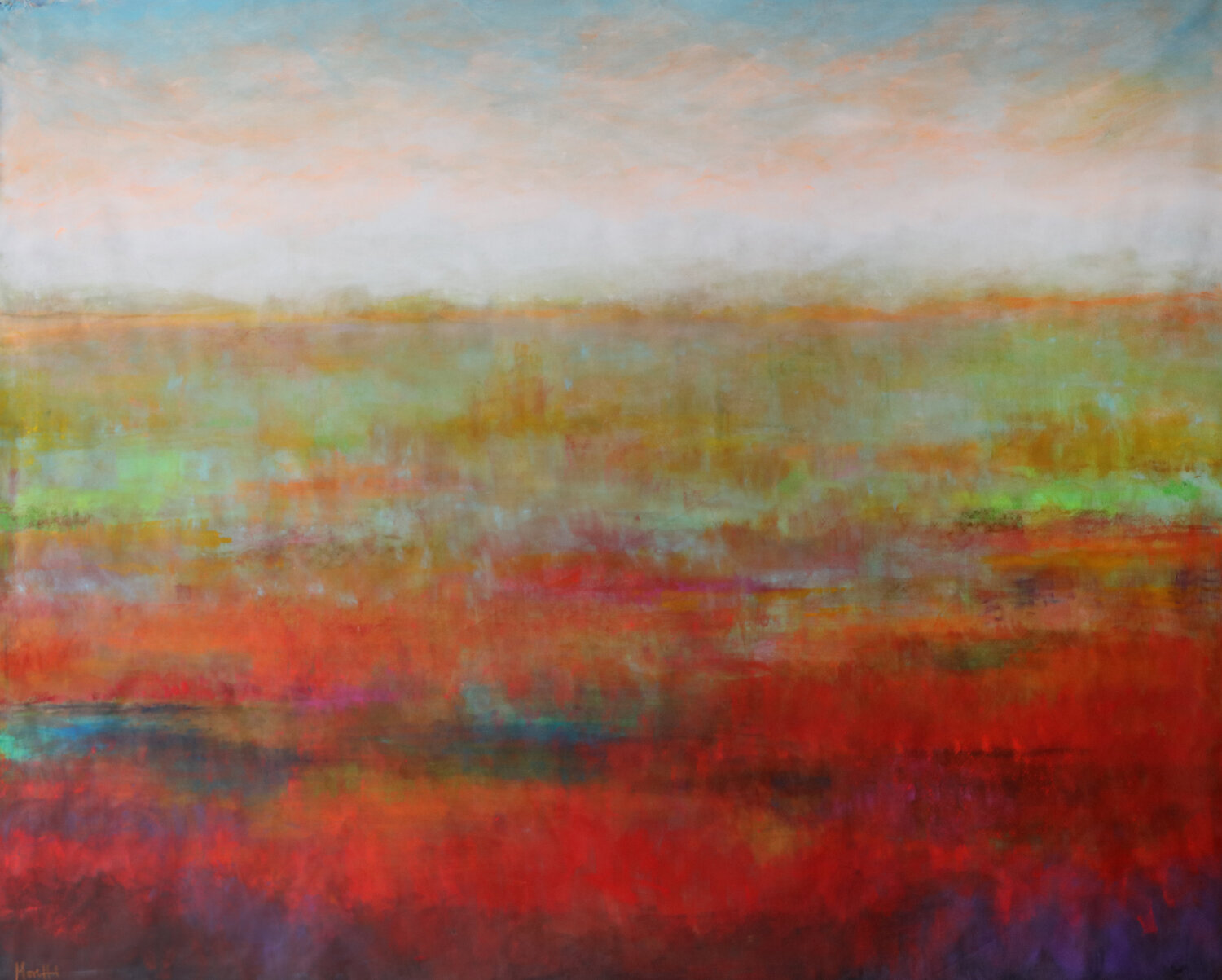 Wide view Maria Moretti Original painting for sale