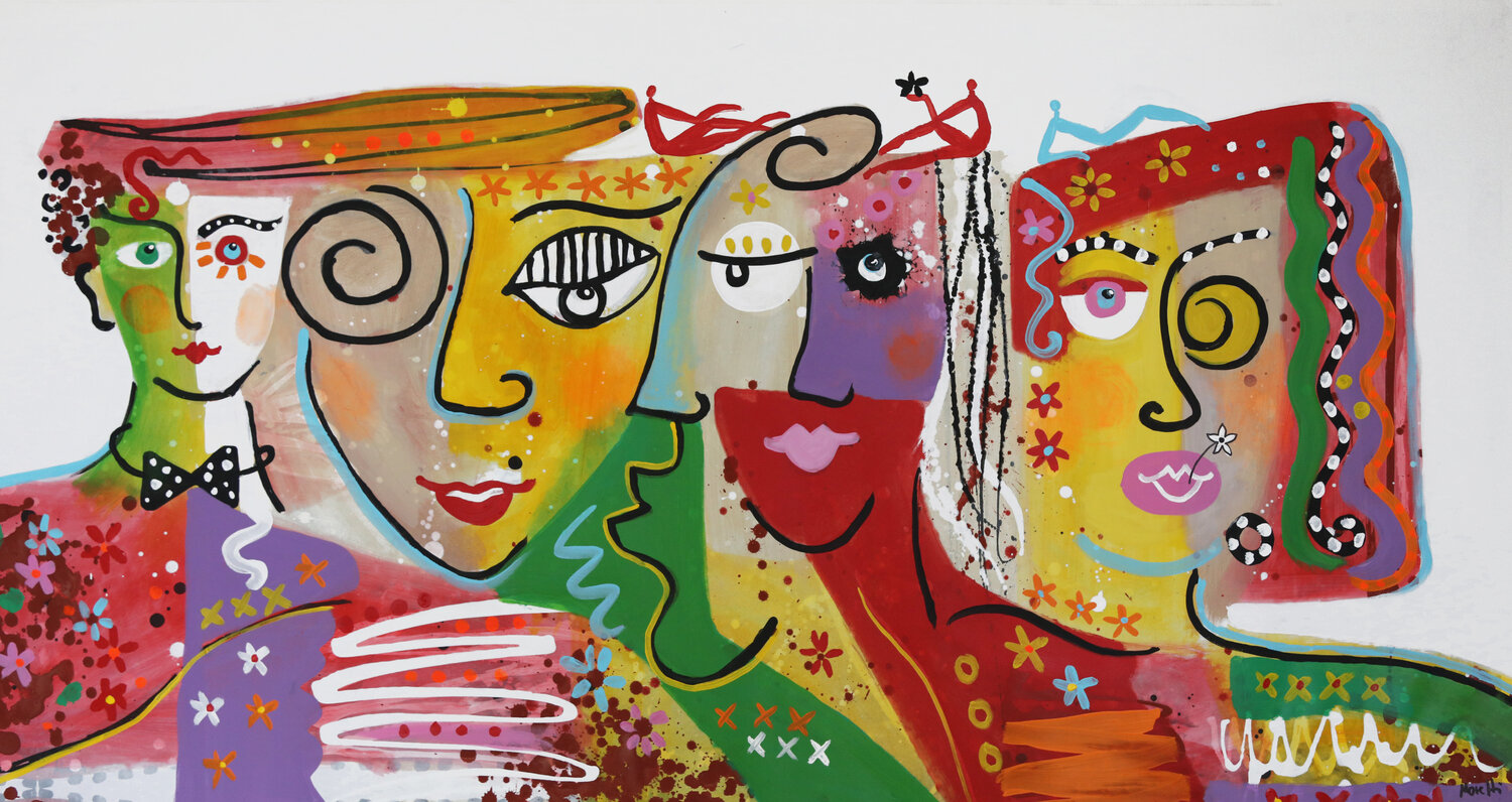 Characters Maria Moretti Original painting for sale