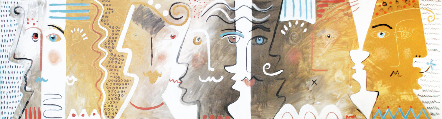 Characters Maria Moretti Original painting for sale