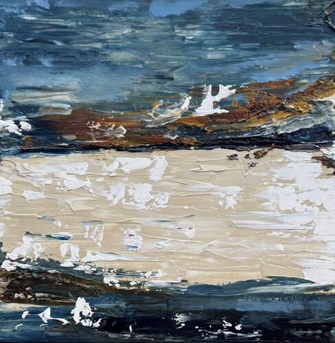 Amalfi Coast Line by Sabina Nealon, Painting for Sale on Select