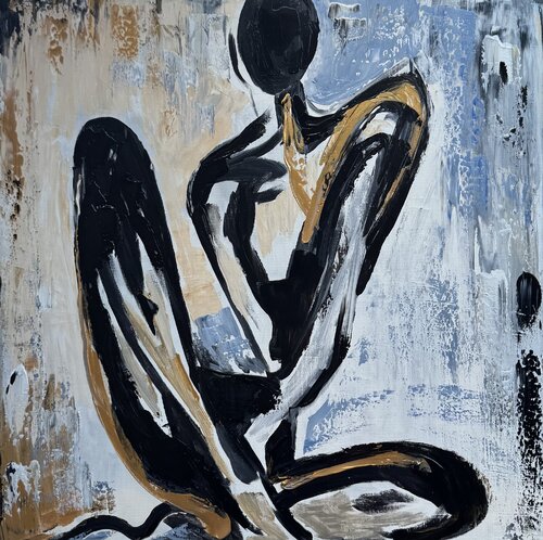 Abstract Nude I attraction von Sabina Nealon, Malerei kaufen auf Select