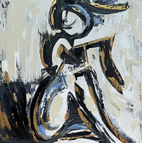 Abstract Nude II attraction von Sabina Nealon, Malerei kaufen auf Select