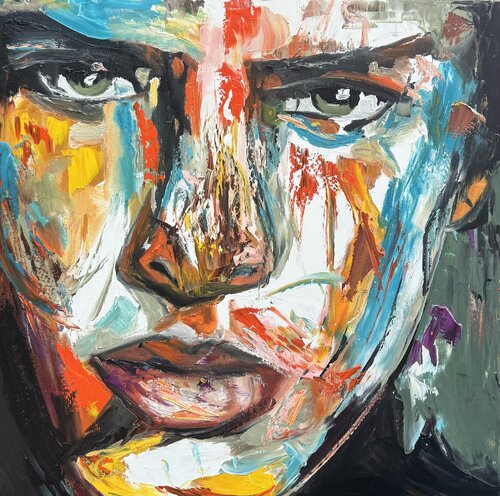 Fernando Male portrait von Sabina Nealon, Malerei kaufen auf Select