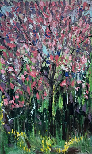 Magnolia Tree von Sabina Nealon, Malerei kaufen auf Select