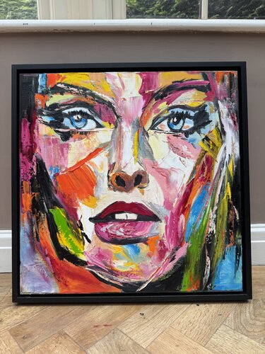 Wild Muse woman’s portrait von Sabina Nealon, Malerei kaufen auf Select