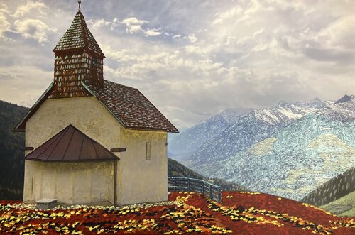 Die goldene Stille by Marta Widowitz, Painting for Sale on Select