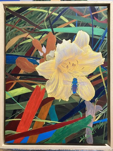 Die blaue Biene by Marta Widowitz, Painting for Sale on Select