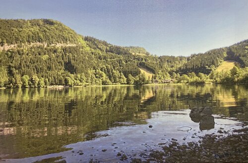 Lunzer See, Austria by Marta Widowitz, Painting for Sale on Select