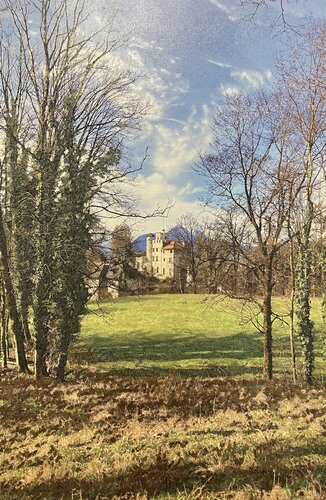 Schlösschen am Mönchsberg, Salzburg by Marta Widowitz, Painting for Sale on Select