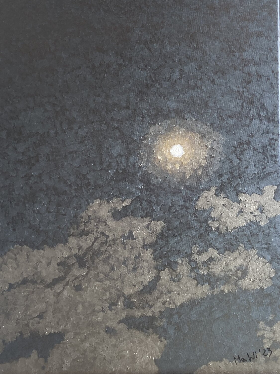 Vollmond Marta Widowitz Original painting for sale