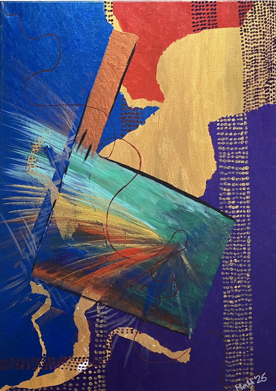 Das Leben Marta Widowitz Original painting for sale