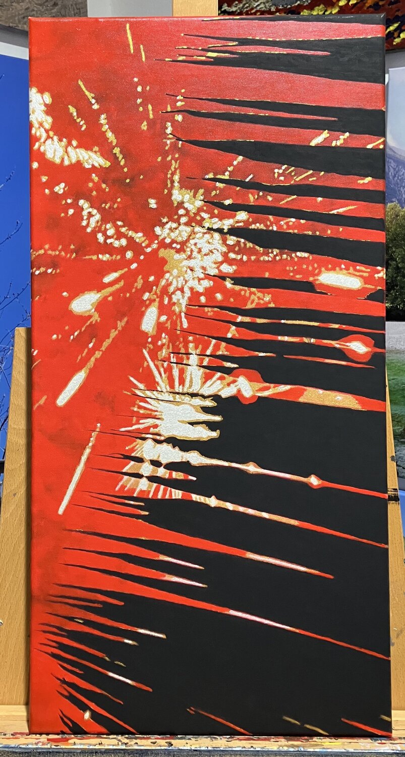 Nachtglut Marta Widowitz Original painting for sale