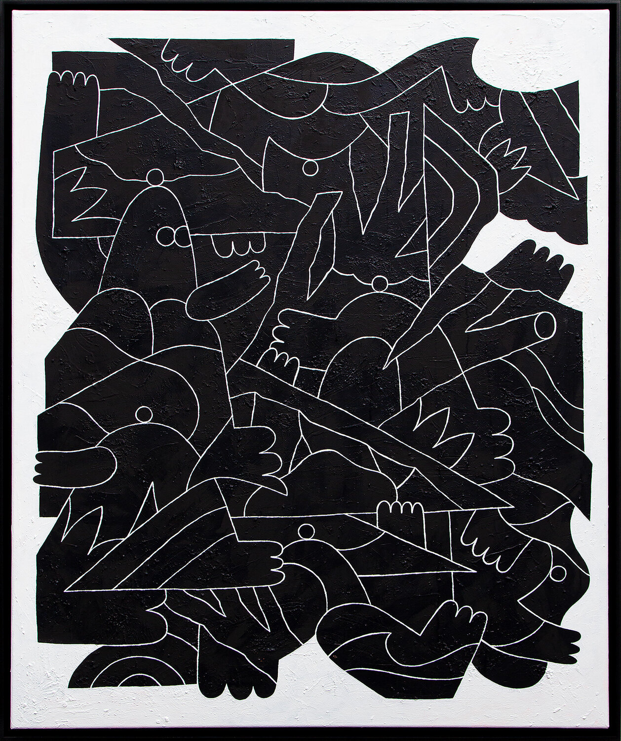 TRAVERSÉE 7 Tommy Knuts Original painting for sale