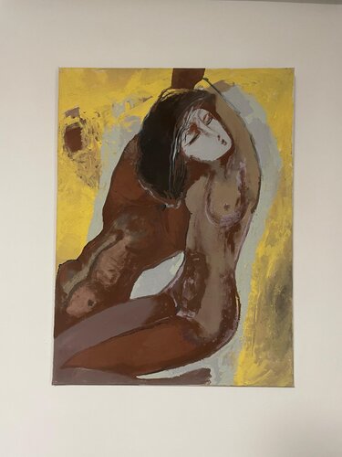 Light Sleep by the Sea by Roman Gegansha Gvarliani, Painting for Sale on Select