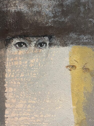 Guardian Angels by Roman Gegansha Gvarliani, Painting for Sale on Select