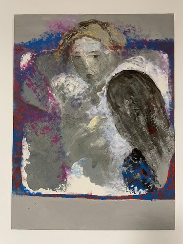 Creating Creation by Roman Gegansha Gvarliani, Painting for Sale on Select