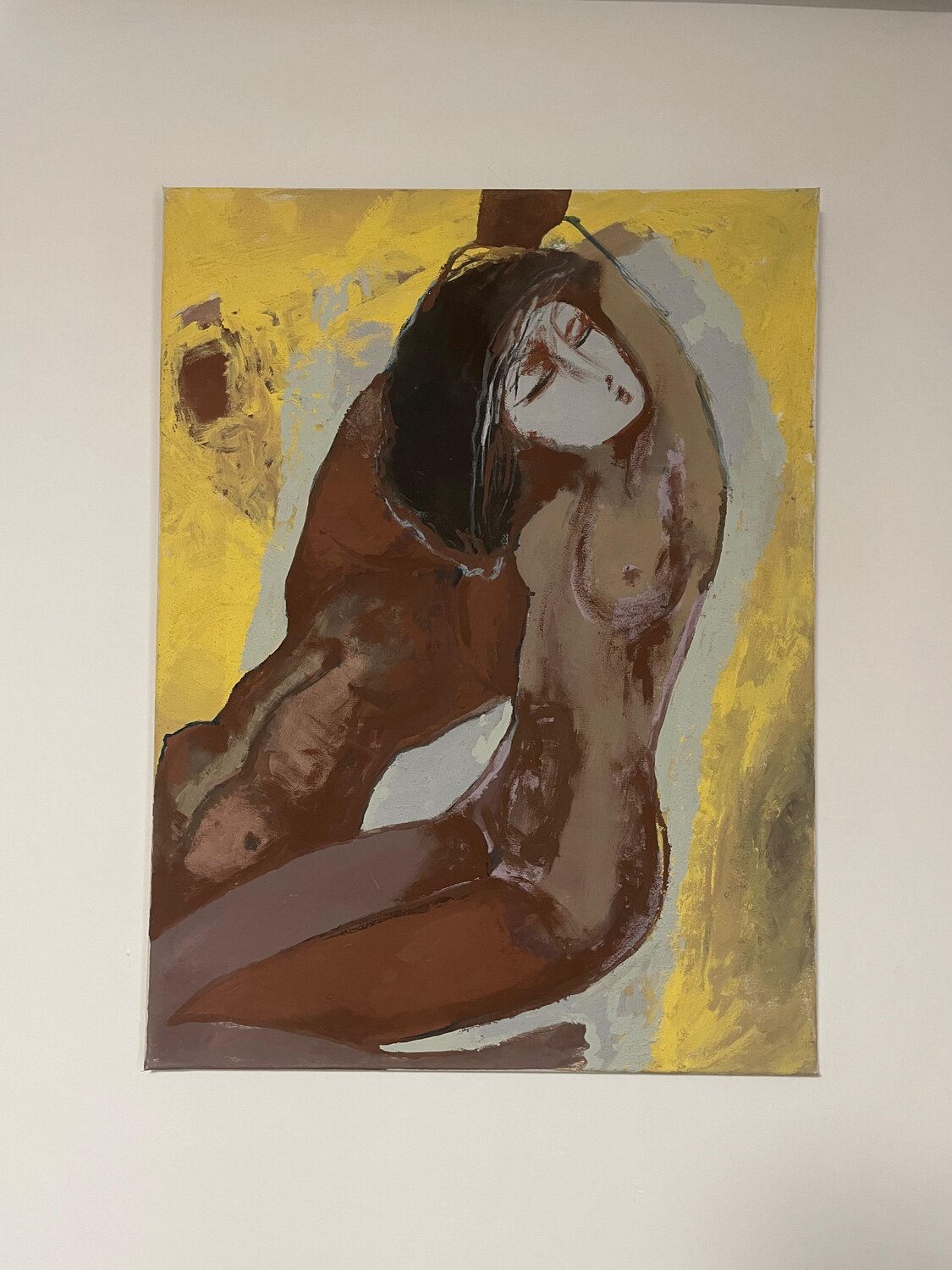 Light Sleep by the Sea Roman Gegansha Gvarliani Original painting for sale