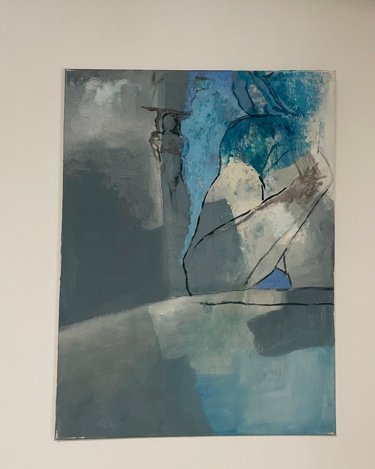 Somewhere in the Greece Roman Gegansha Gvarliani Original painting for sale
