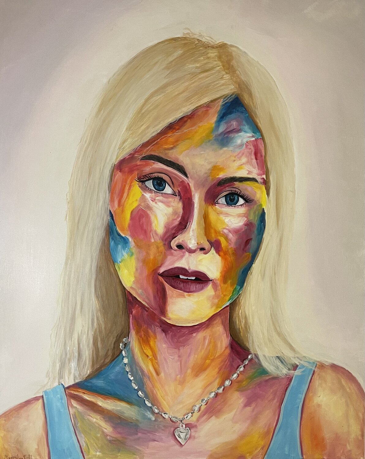 Beauty Maximilian Füßl Original painting for sale