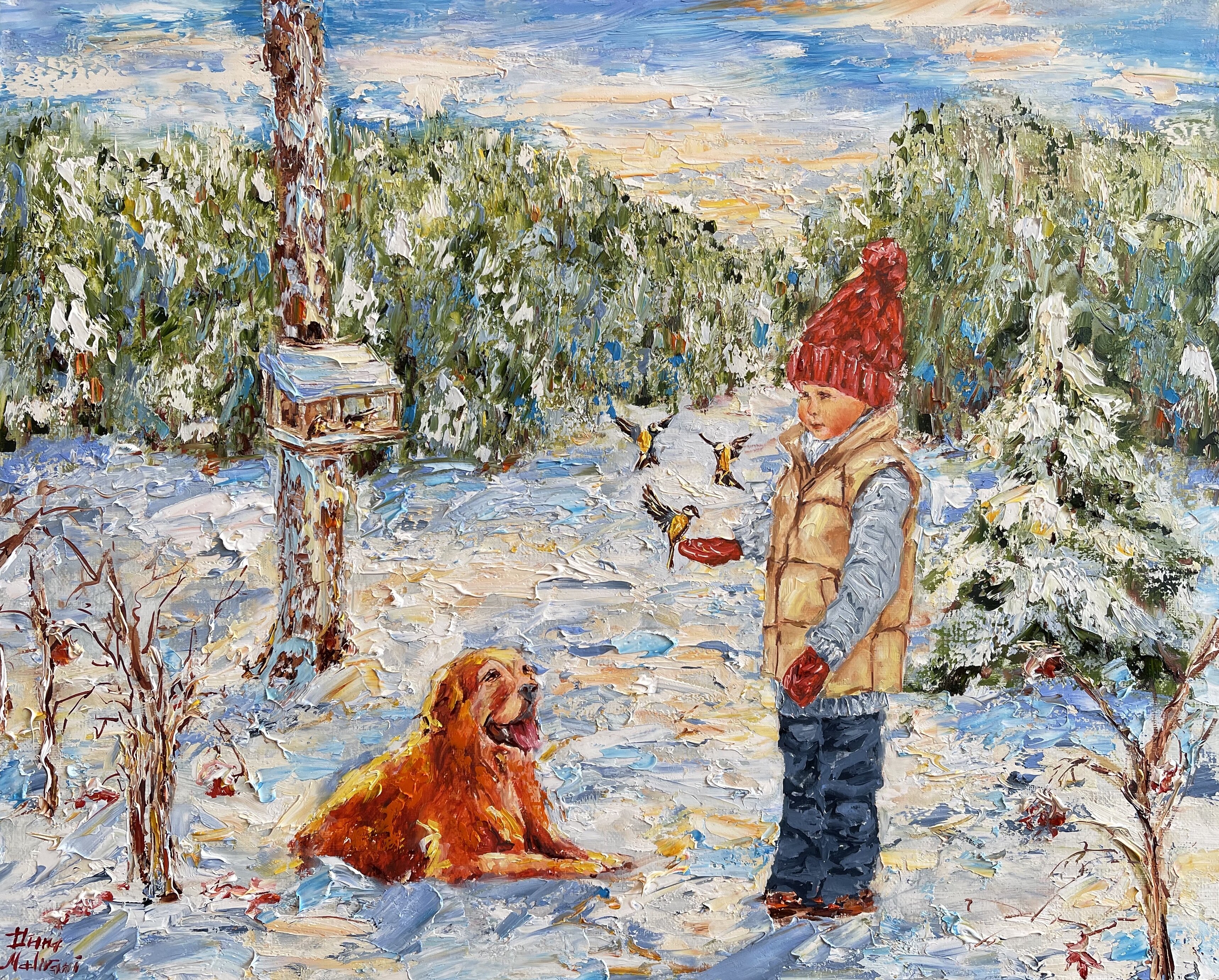 Topic Golden Retriever paintings
