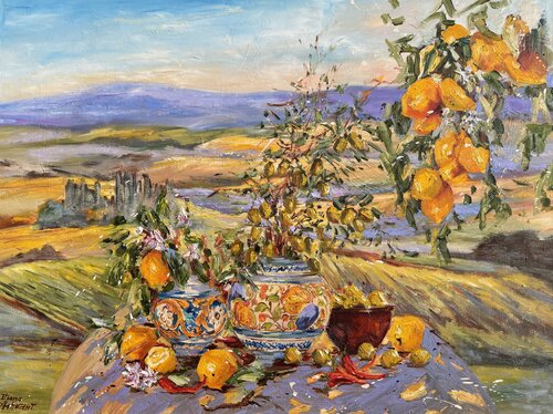 Italia by Diana Malivani, Painting for Sale on Select