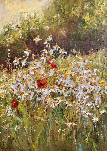 Summer by Diana Malivani, Painting for Sale on Select