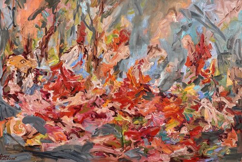 Poppies by Diana Malivani, Painting for Sale on Select