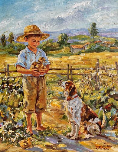 Summer by Diana Malivani, Painting for Sale on Select