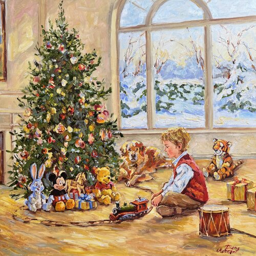 Christmas von Diana Malivani, Malerei kaufen auf Select