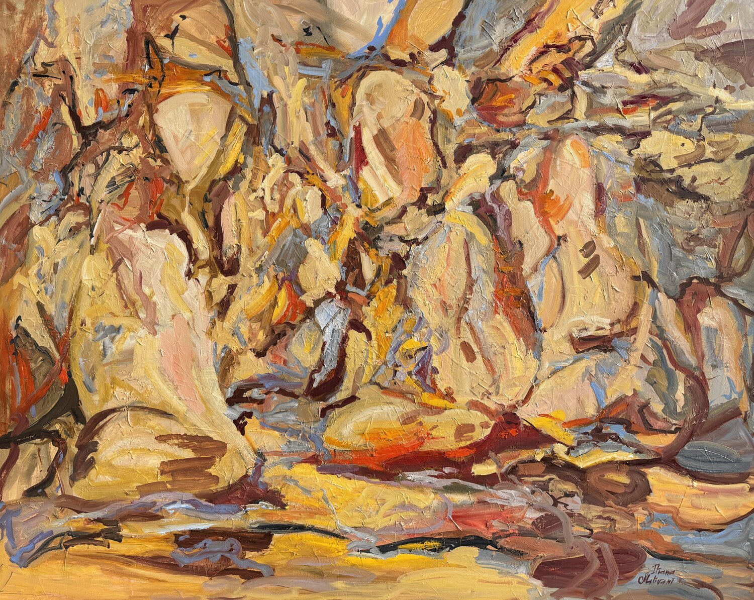 Preghiera Diana Malivani Original painting for sale