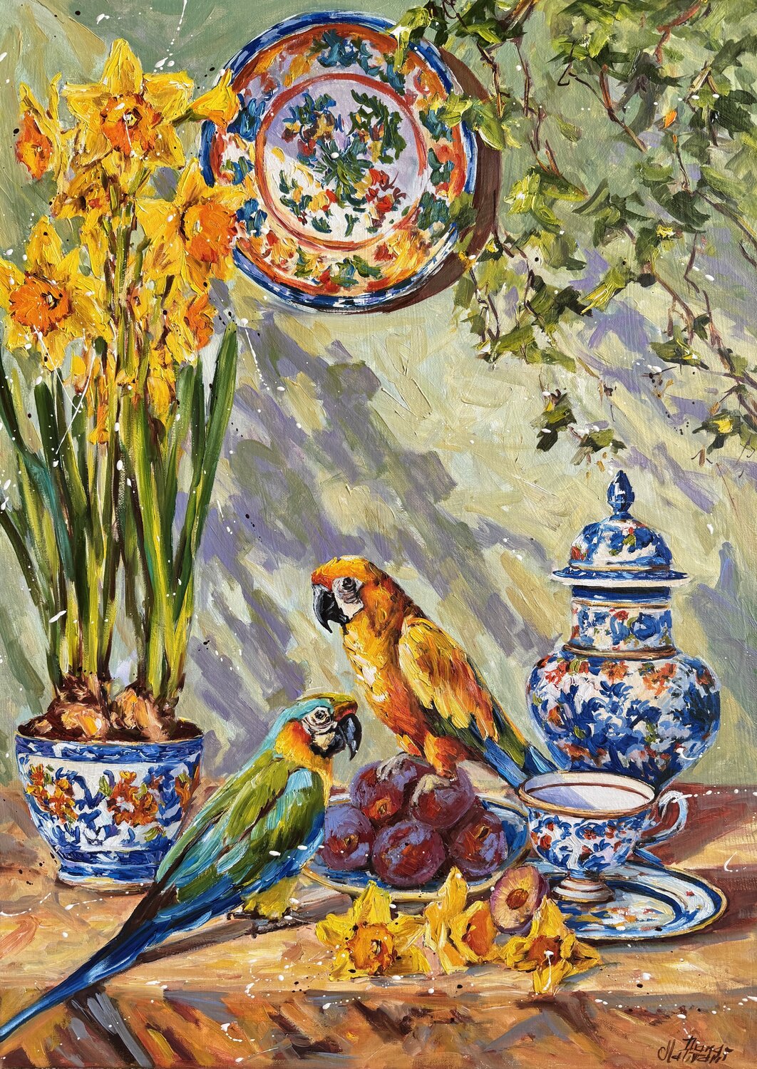 Spring Still Life Diana Malivani Original painting for sale