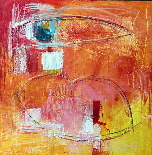 MIRADA-3 by Merce Domenech, Painting for Sale on Select