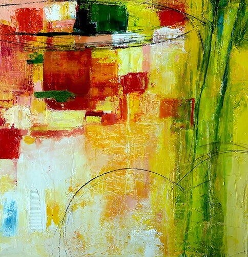 MIRADA-4 by Merce Domenech, Painting for Sale on Select
