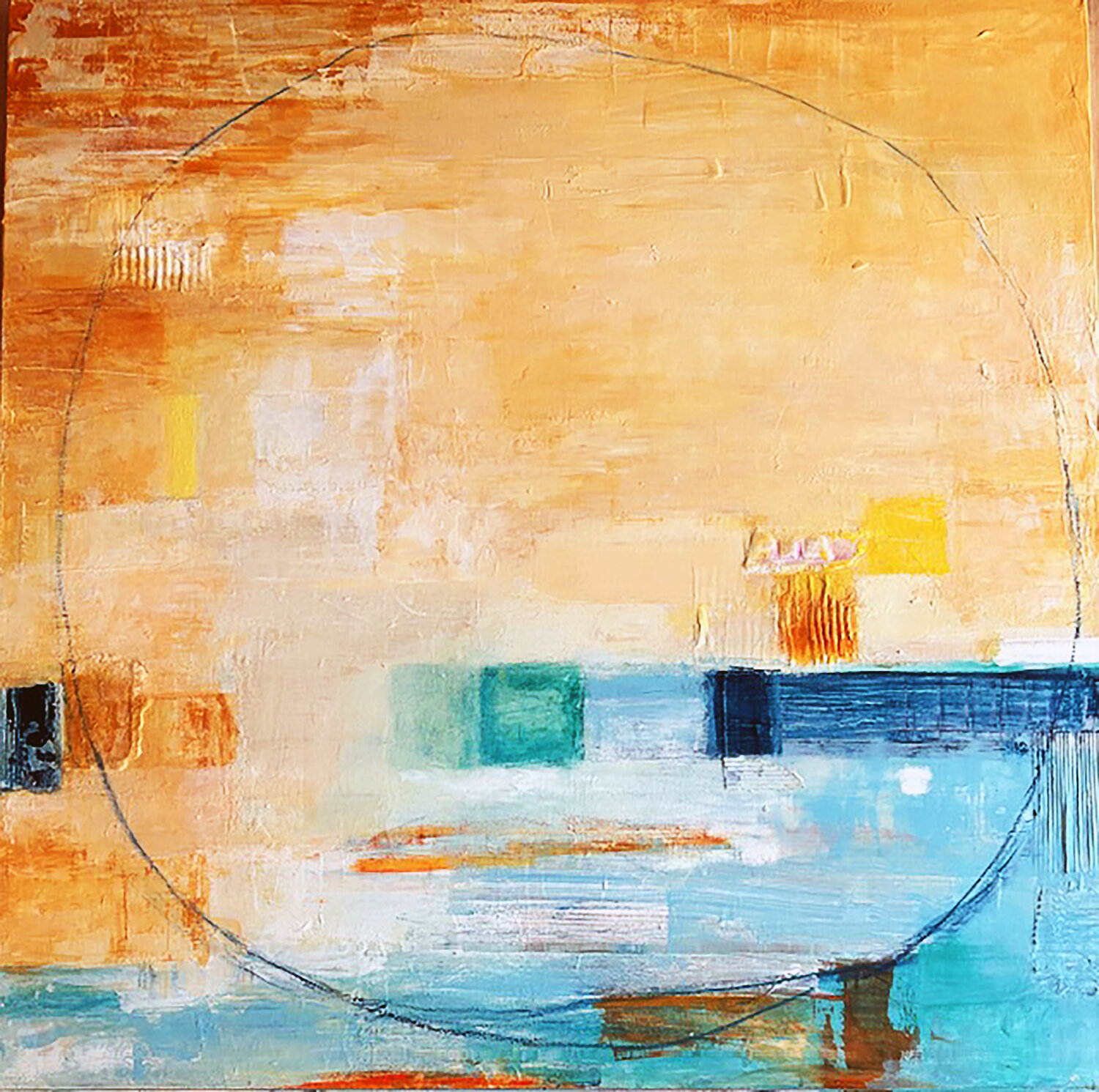 INNER SPACE Merce Domenech Original painting for sale