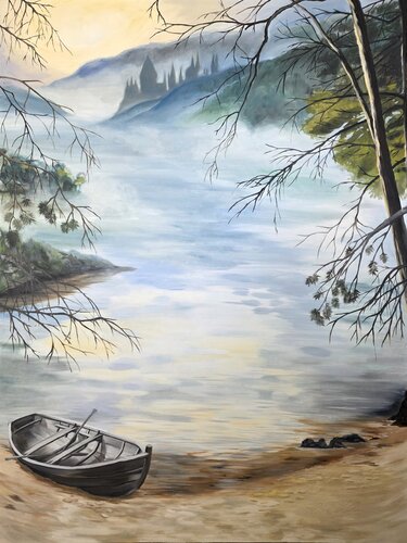 The Great Lake by Lisa Schulaner, Painting for Sale on Select