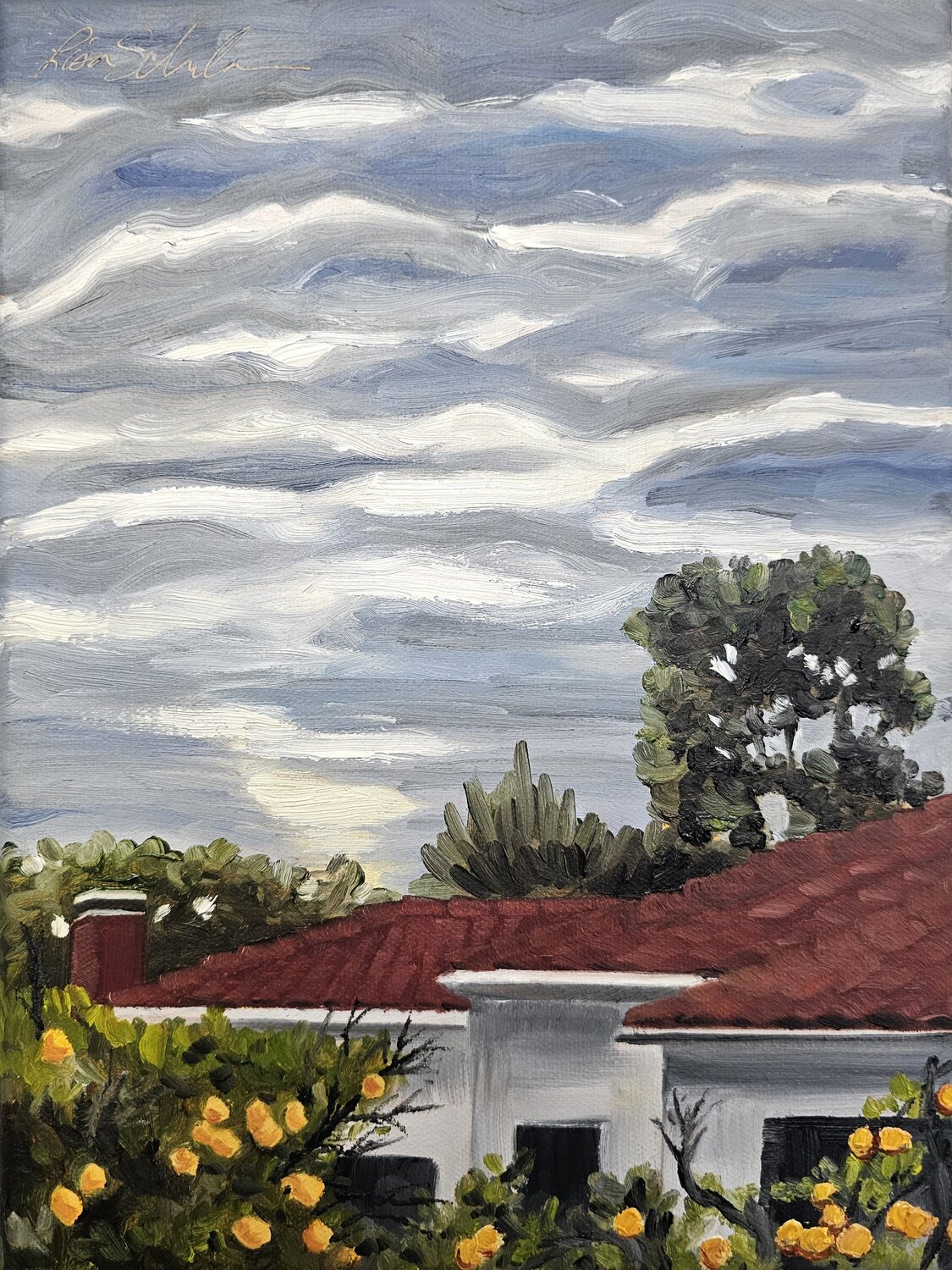 Rainy Day Lisa Schulaner Original painting for sale