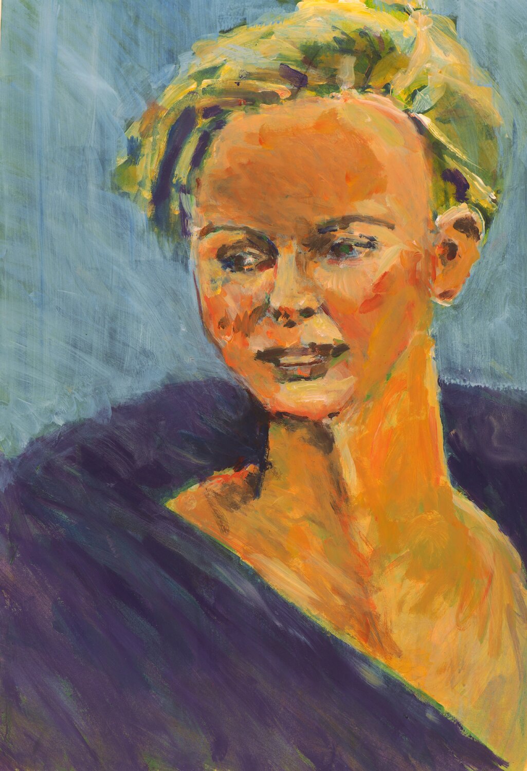 Diva Hjalmar Thelen Original painting for sale
