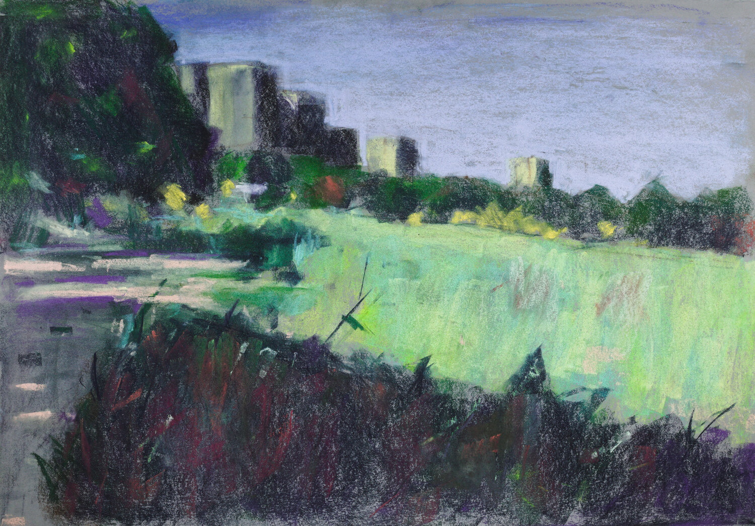 Stadtrand Hjalmar Thelen Drawing for sale