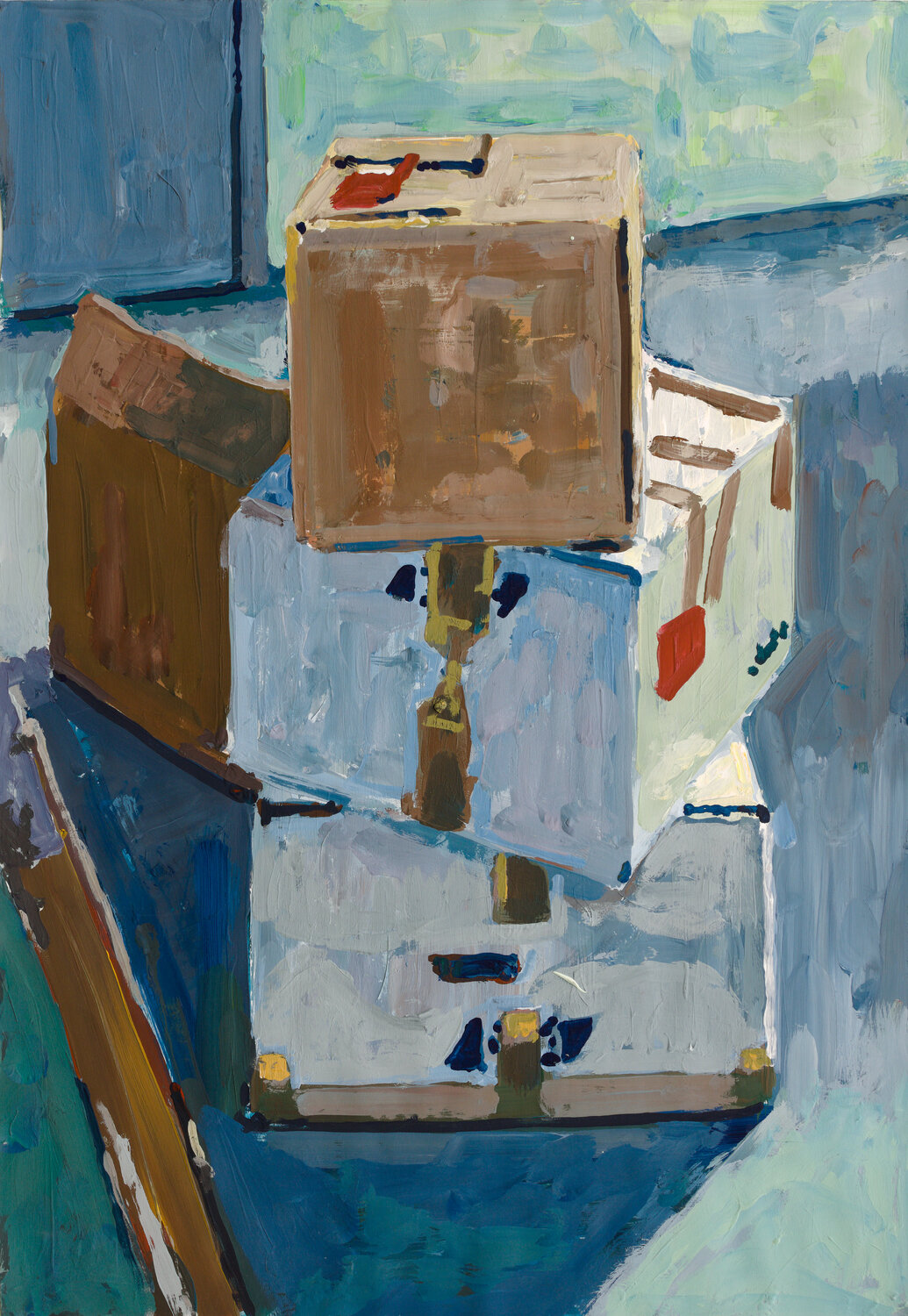Ohne Titel (Kartons) Hjalmar Thelen Original painting for sale