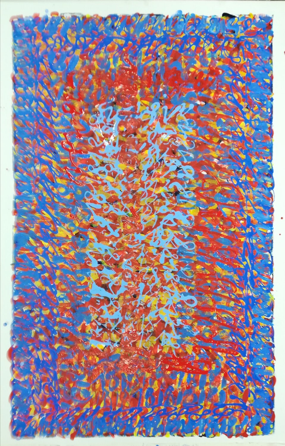 2000 "18" Jean-Roch Focant Original painting for sale
