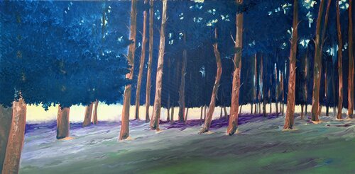 Lumière sous forêt by Anton PAUL PATRICK STÜRTZER, Painting for Sale on Select