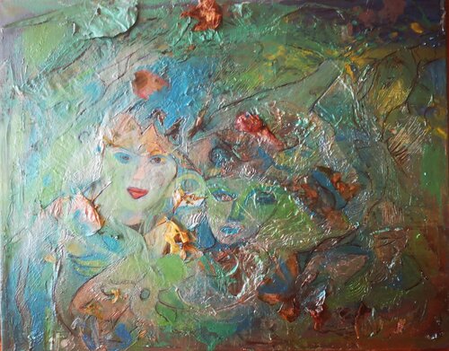Passagères de l'automne by Abricodéal ÃŽles, Painting for Sale on Select