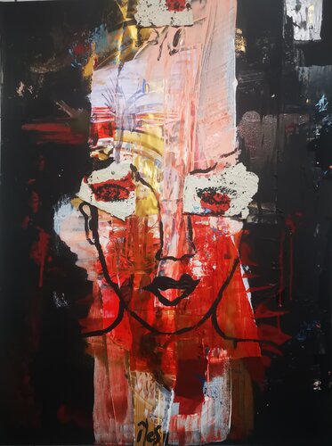 Faille 1. Japon by Abricodéal ÃŽles, Painting for Sale on Select