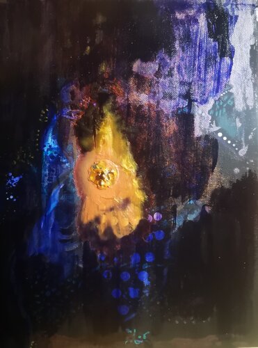 La bougie 1 by Abricodéal ÃŽles, Painting for Sale on Select