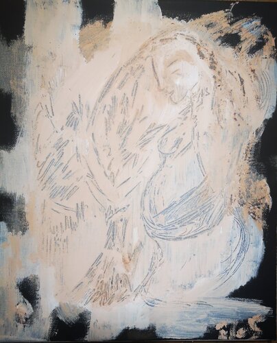Grossesse by Abricodéal ÃŽles, Painting for Sale on Select