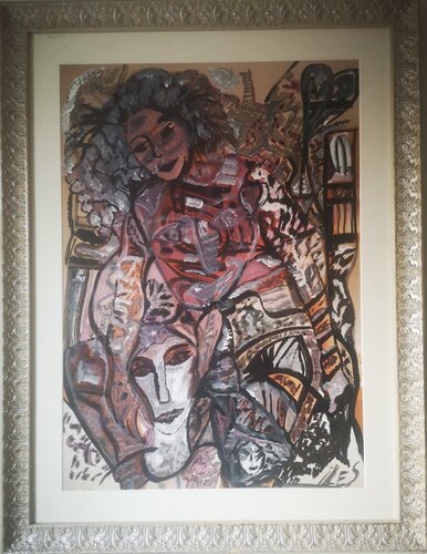 Ancestral by Abricodéal ÃŽles, Painting for Sale on Select