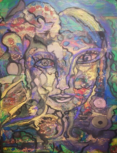 La diseuse de rêves by Abricodéal ÃŽles, Painting for Sale on Select
