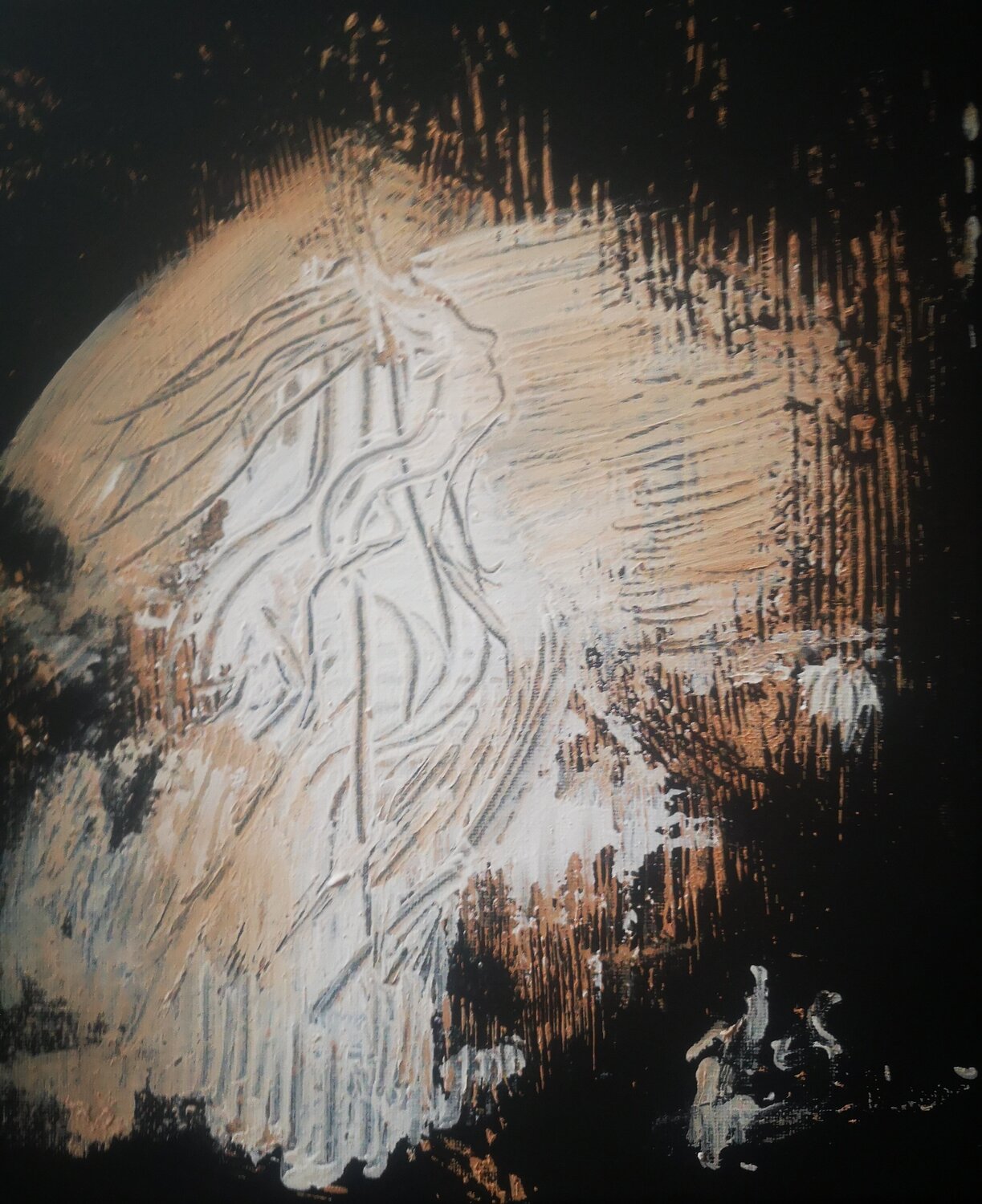 Vieillesse Abricodéal ÃŽles Original painting for sale